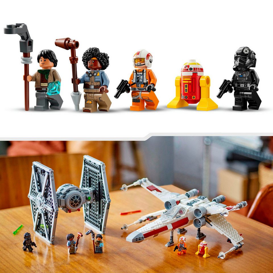LEGO® Mashup aus TIE Fighter & X-Wing (75393), LEGO Star Wars ™ Konstruktionsspielsteine, (1063 St), Made in Europe