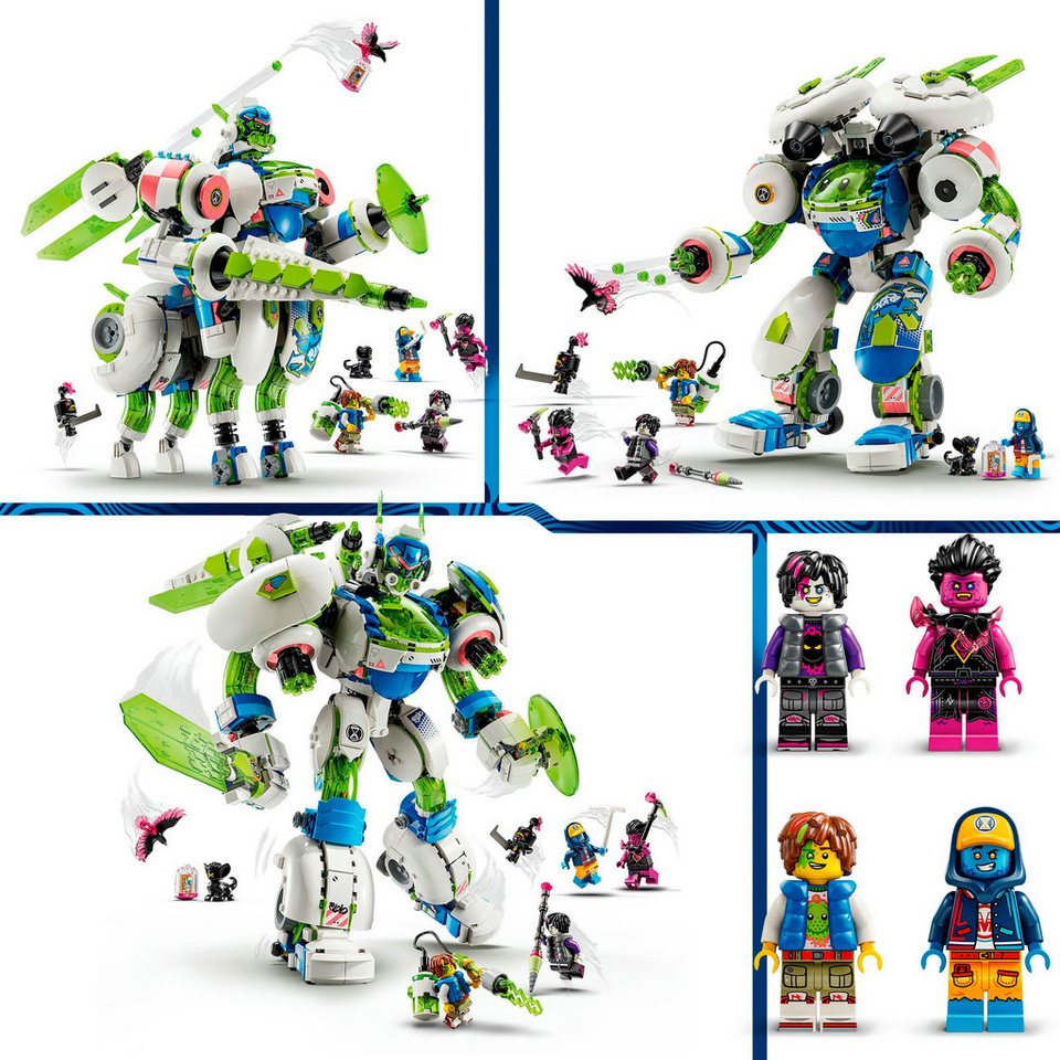 LEGO® Mateo und Z-Blob der Ritter-Mech (71485), LEGO DREAMZzz Konstruktionsspielsteine, (1333 St), Made in Europe