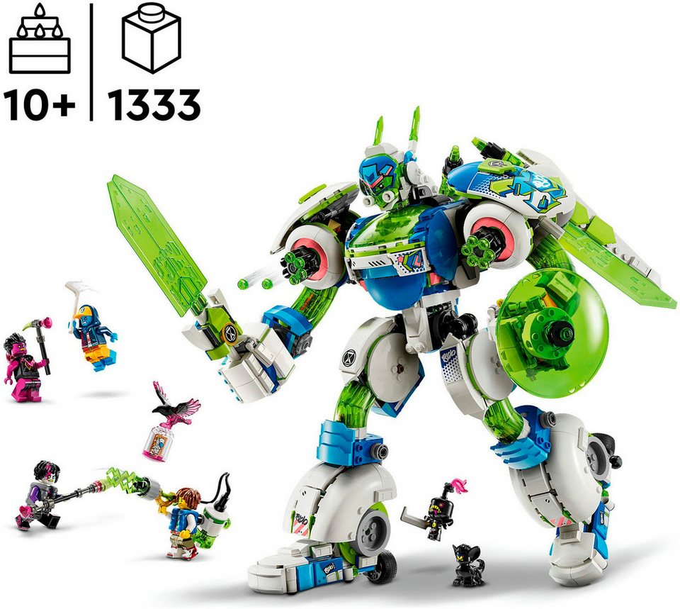 LEGO® Mateo und Z-Blob der Ritter-Mech (71485), LEGO DREAMZzz Konstruktionsspielsteine, (1333 St), Made in Europe