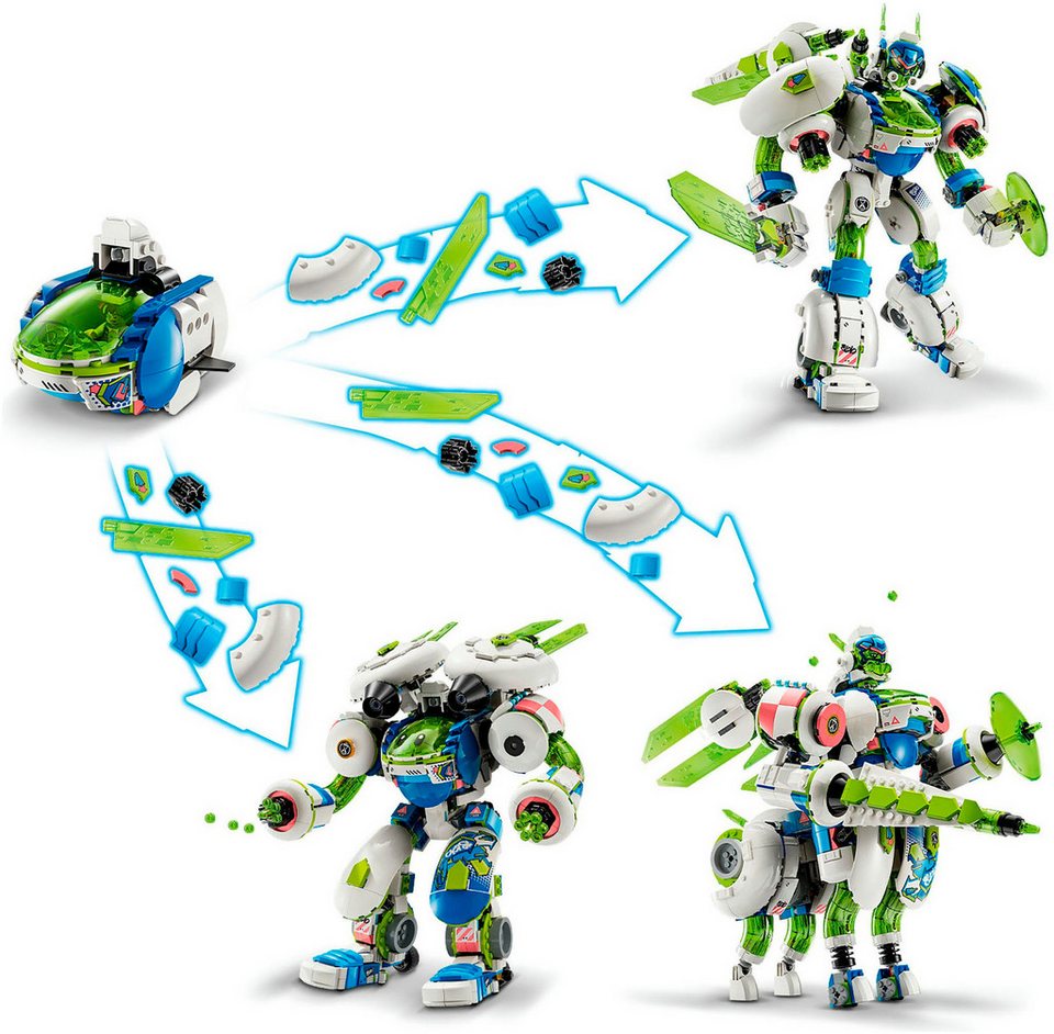 LEGO® Mateo und Z-Blob der Ritter-Mech (71485), LEGO DREAMZzz Konstruktionsspielsteine, (1333 St), Made in Europe