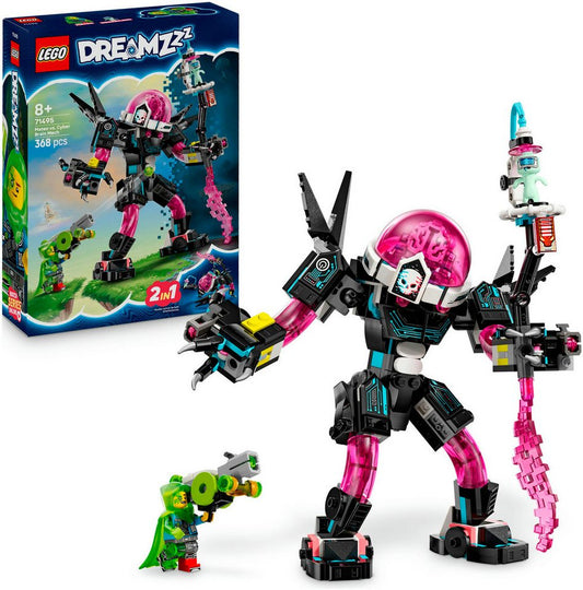 LEGO® Mateo vs. Cyberhirn-Mech (71495), LEGO DREAMZzz Konstruktionsspielsteine, (368 St), Made in Europe