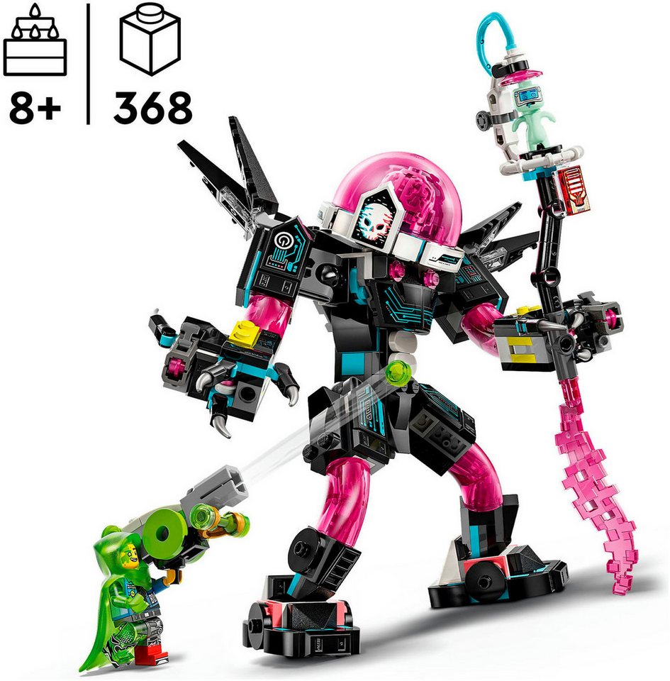 LEGO® Mateo vs. Cyberhirn-Mech (71495), LEGO DREAMZzz Konstruktionsspielsteine, (368 St), Made in Europe