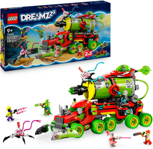 LEGO® Mateos Sprühdosen-Truck (71499), LEGO DREAMZzz Konstruktionsspielsteine, (929 St), Made in Europe