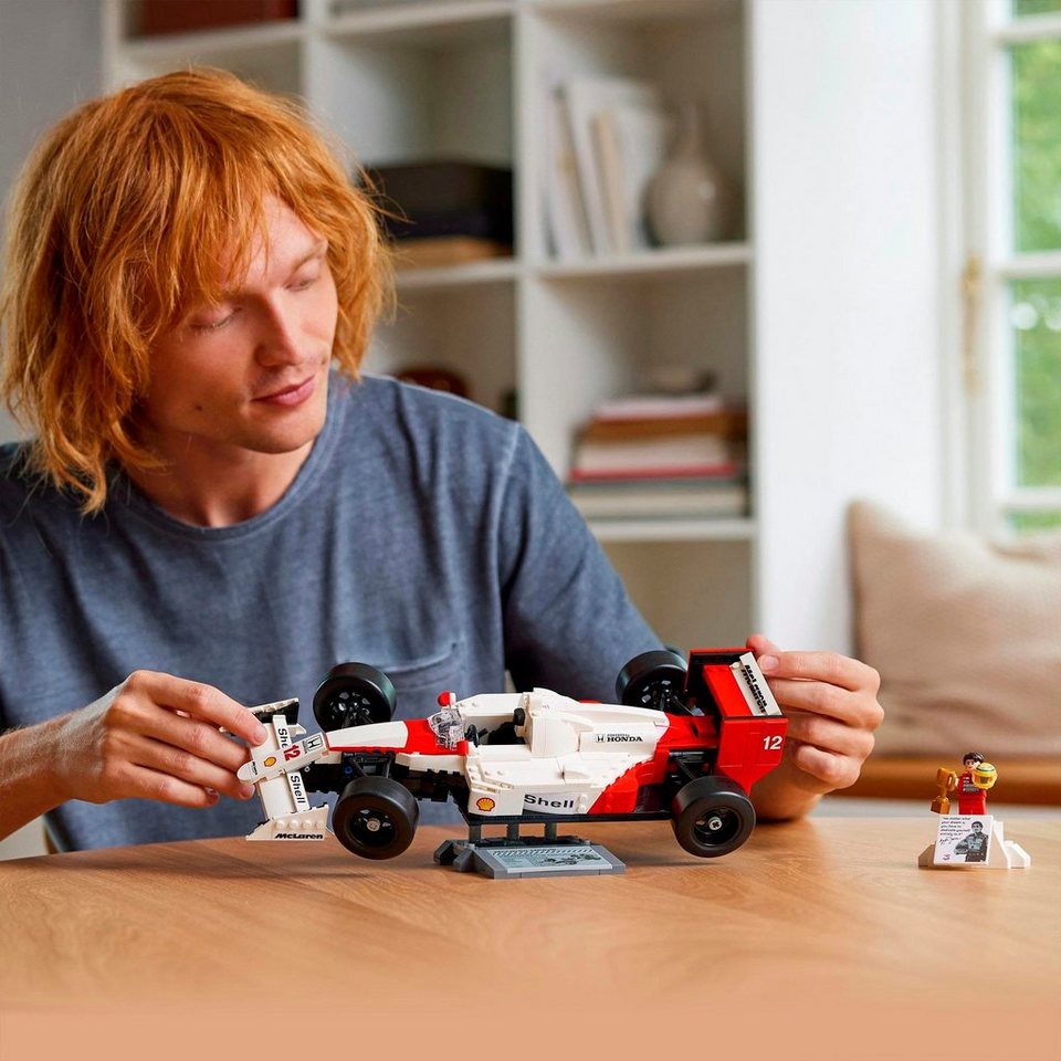 LEGO® McLaren MP4/4 & Ayrton Senna (10330), LEGO® Icons Konstruktionsspielsteine, (693 St), Made in Europe