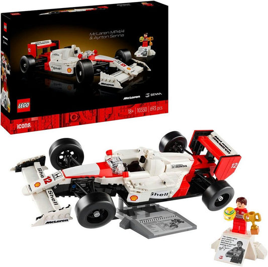 LEGO® McLaren MP4/4 & Ayrton Senna (10330), LEGO® Icons Konstruktionsspielsteine, (693 St), Made in Europe