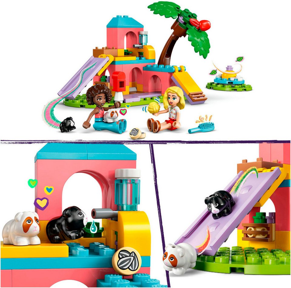 LEGO® Meerschweinchen Spielplatz (42640), LEGO Friends Konstruktionsspielsteine, (86 St), Made in Europe