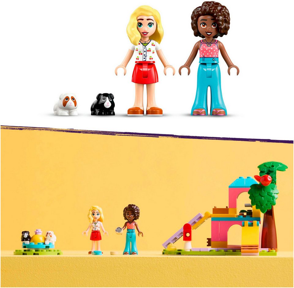 LEGO® Meerschweinchen Spielplatz (42640), LEGO Friends Konstruktionsspielsteine, (86 St), Made in Europe