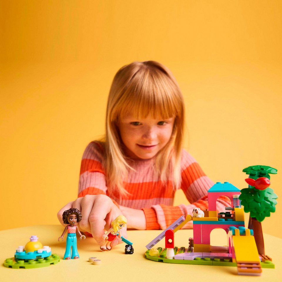 LEGO® Meerschweinchen Spielplatz (42640), LEGO Friends Konstruktionsspielsteine, (86 St), Made in Europe