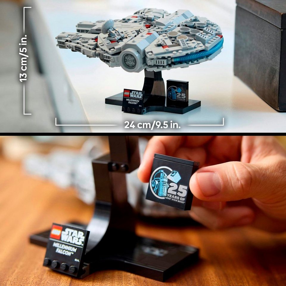 LEGO® Millennium Falcon™ LEGO (75375), LEGO® Star Wars™ Konstruktionsspielsteine, (921 St), Made in Europe