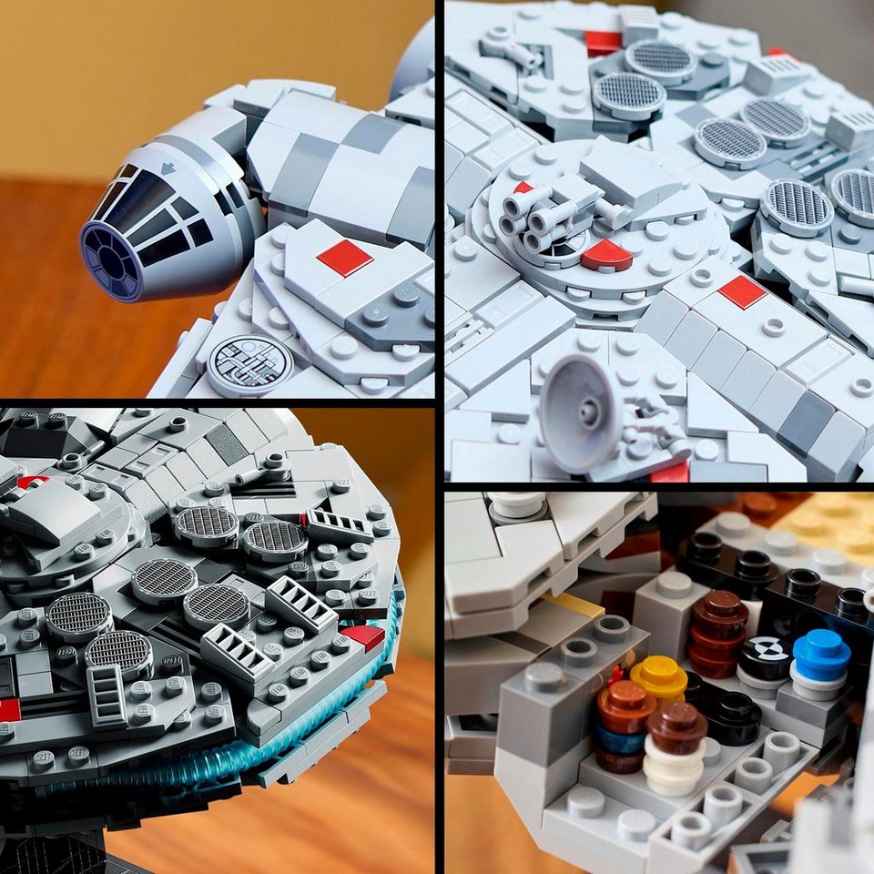 LEGO® Millennium Falcon™ LEGO (75375), LEGO® Star Wars™ Konstruktionsspielsteine, (921 St), Made in Europe