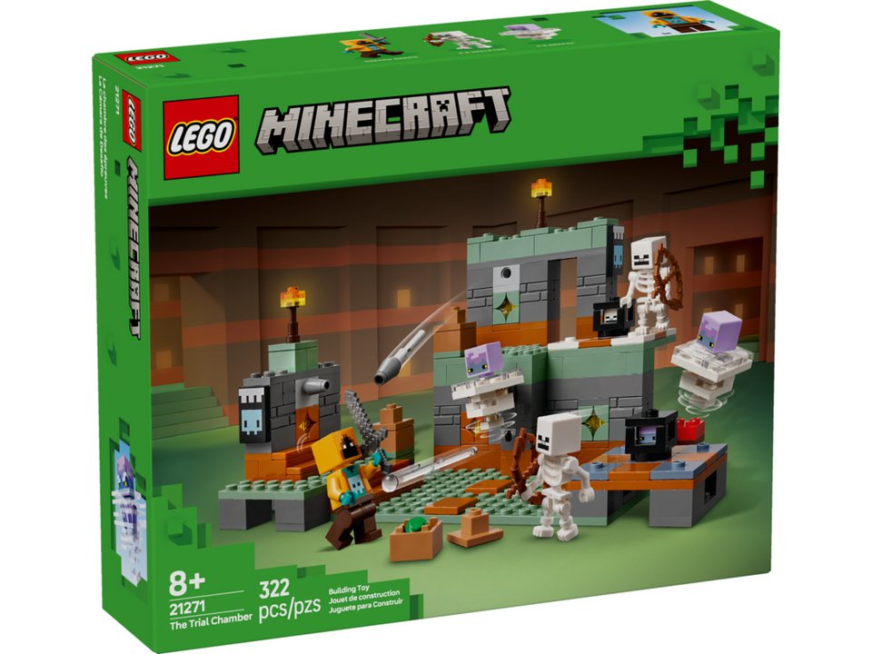 LEGO® Minecraft 21271 Prüfungskammern Spielbausteine, (Set, 322 St., Set)