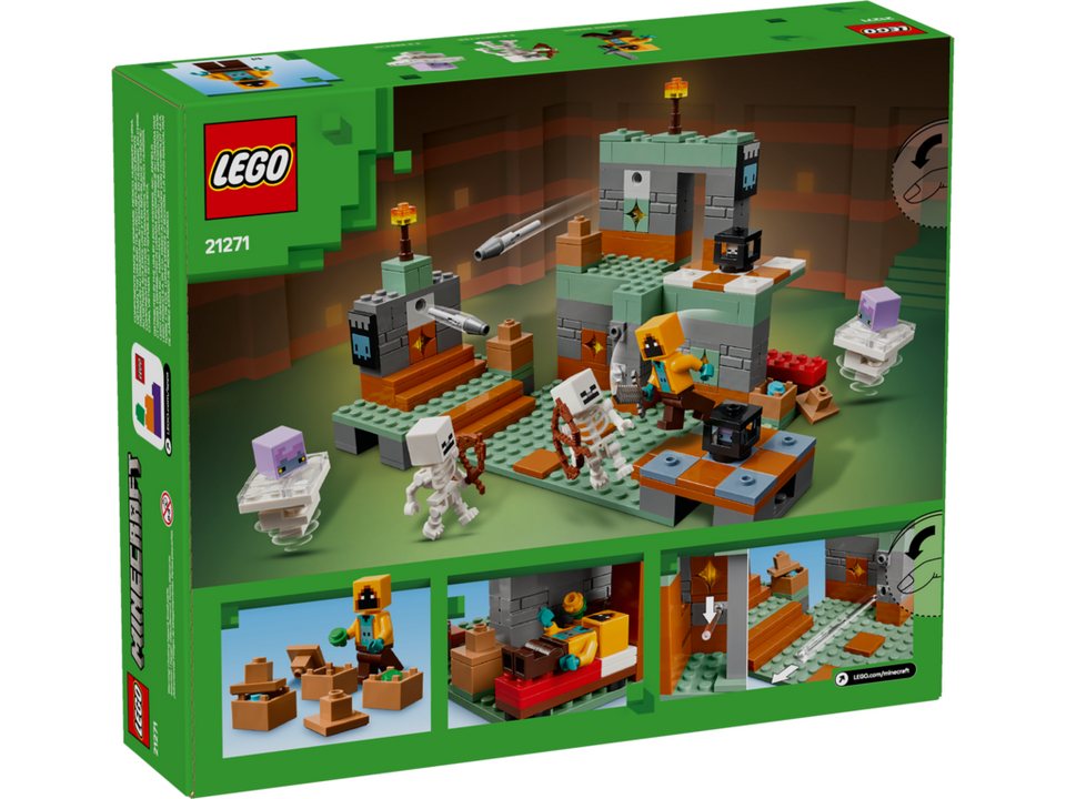 LEGO® Minecraft 21271 Prüfungskammern Spielbausteine, (Set, 322 St., Set)