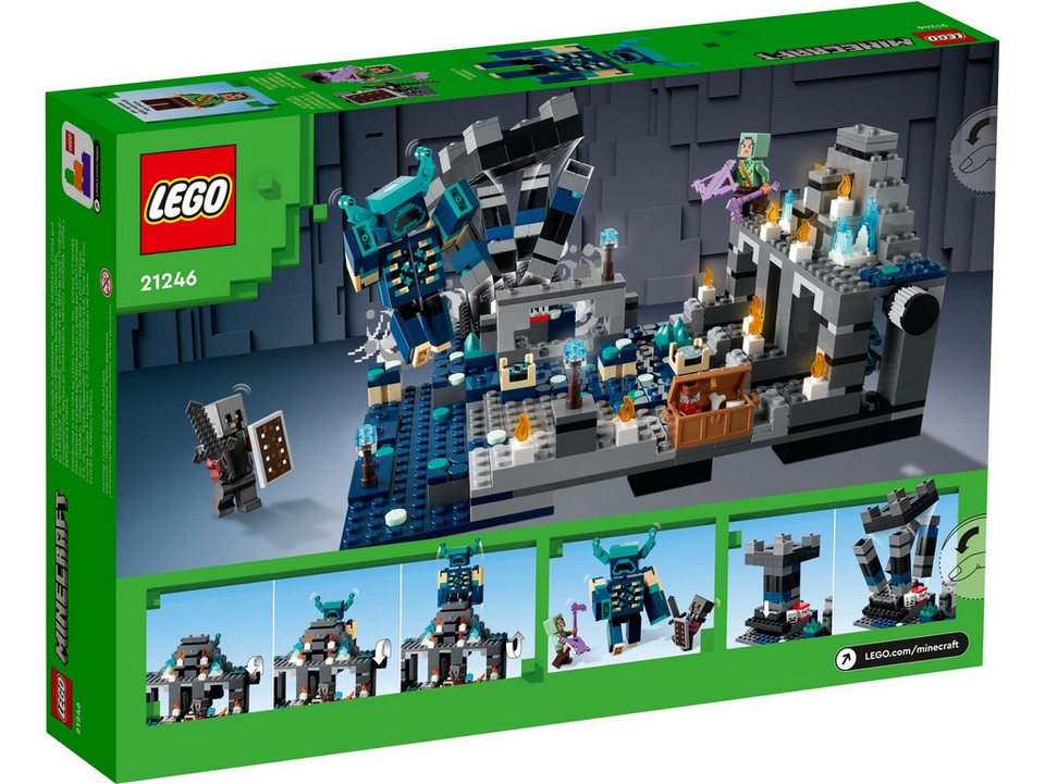 LEGO® Minecraft - Das Duell in der Finsternis (21246) Konstruktions-Spielset, (584 St)