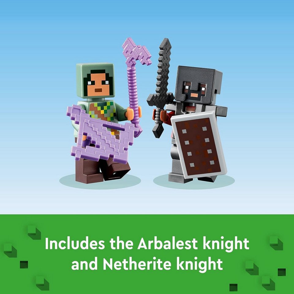 LEGO® Minecraft - Das Duell in der Finsternis (21246) Konstruktions-Spielset, (584 St)