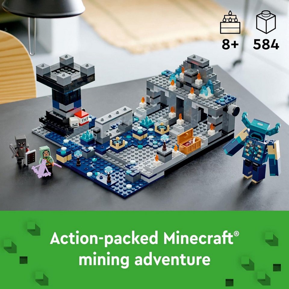 LEGO® Minecraft - Das Duell in der Finsternis (21246) Konstruktions-Spielset, (584 St)