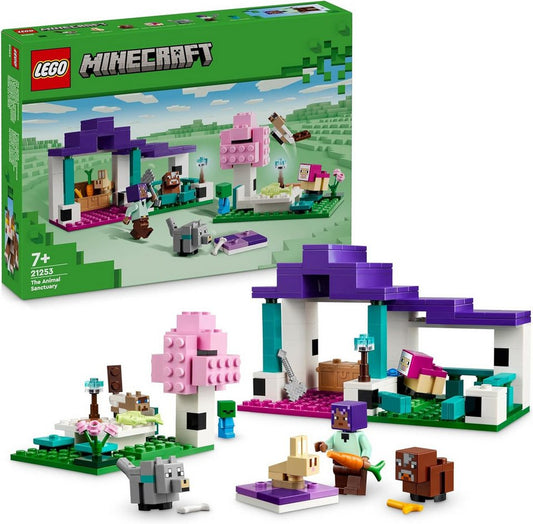 LEGO® Minecraft - Das Tierheim / Animal Shelter (21253) Konstruktions-Spielset, (206 St)