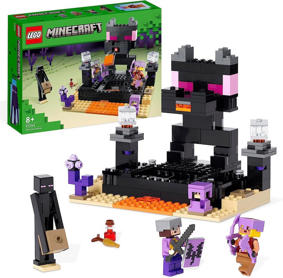 LEGO® Minecraft - Die End-Arena (21242) Konstruktions-Spielset, (252 St)