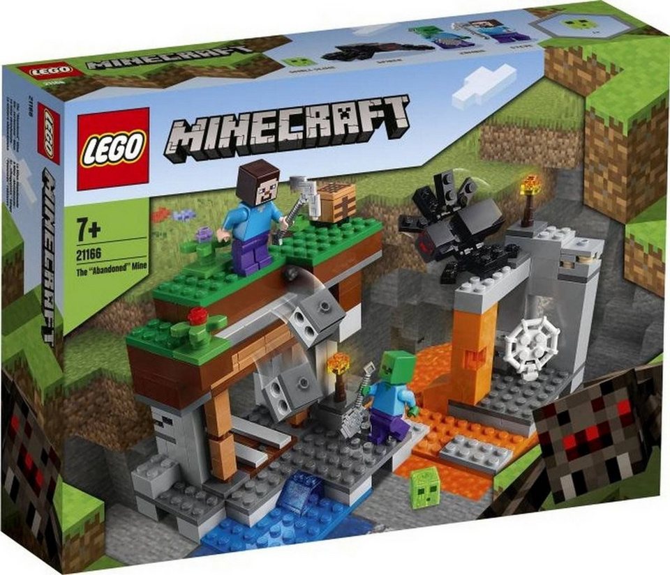 LEGO® Minecraft™ Die verlassene Mine Konstruktionsspielsteine, (Die verlassene Mine, Klemmbausteine), Made in Europe