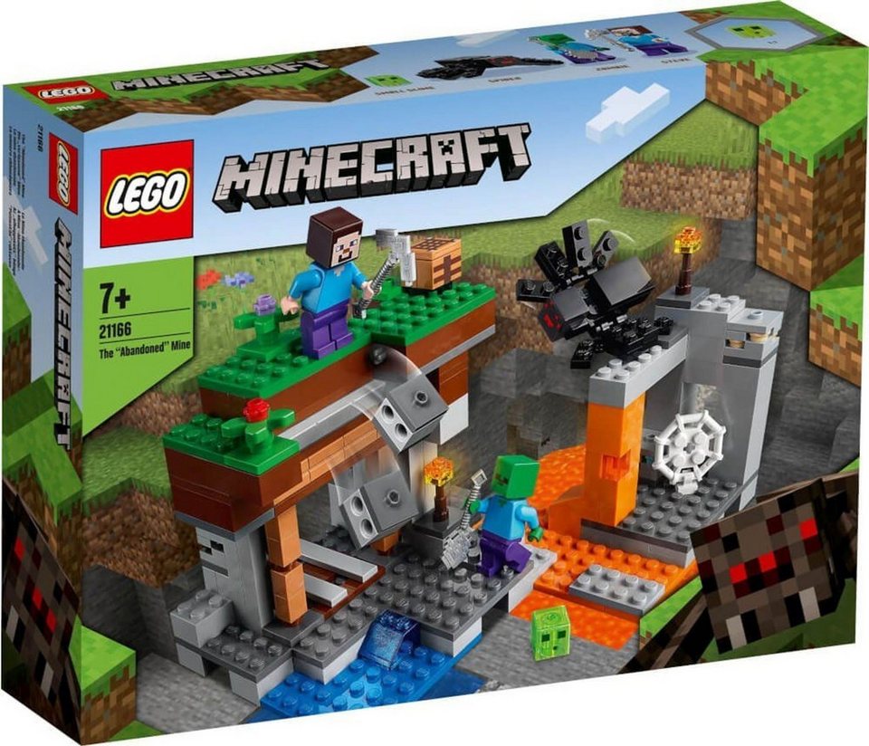 LEGO® Minecraft™ Die verlassene Mine Konstruktionsspielsteine, (Die verlassene Mine, Klemmbausteine), Made in Europe
