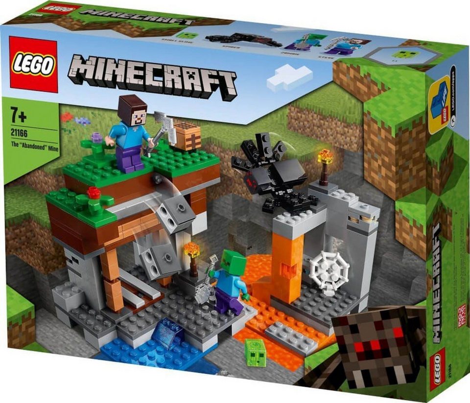 LEGO® Minecraft™ Die verlassene Mine Konstruktionsspielsteine, (Die verlassene Mine, Klemmbausteine), Made in Europe