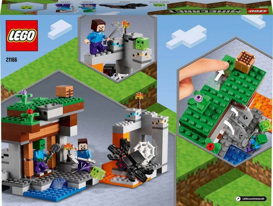 LEGO® Minecraft™ Die verlassene Mine Konstruktionsspielsteine, (Die verlassene Mine, Klemmbausteine), Made in Europe