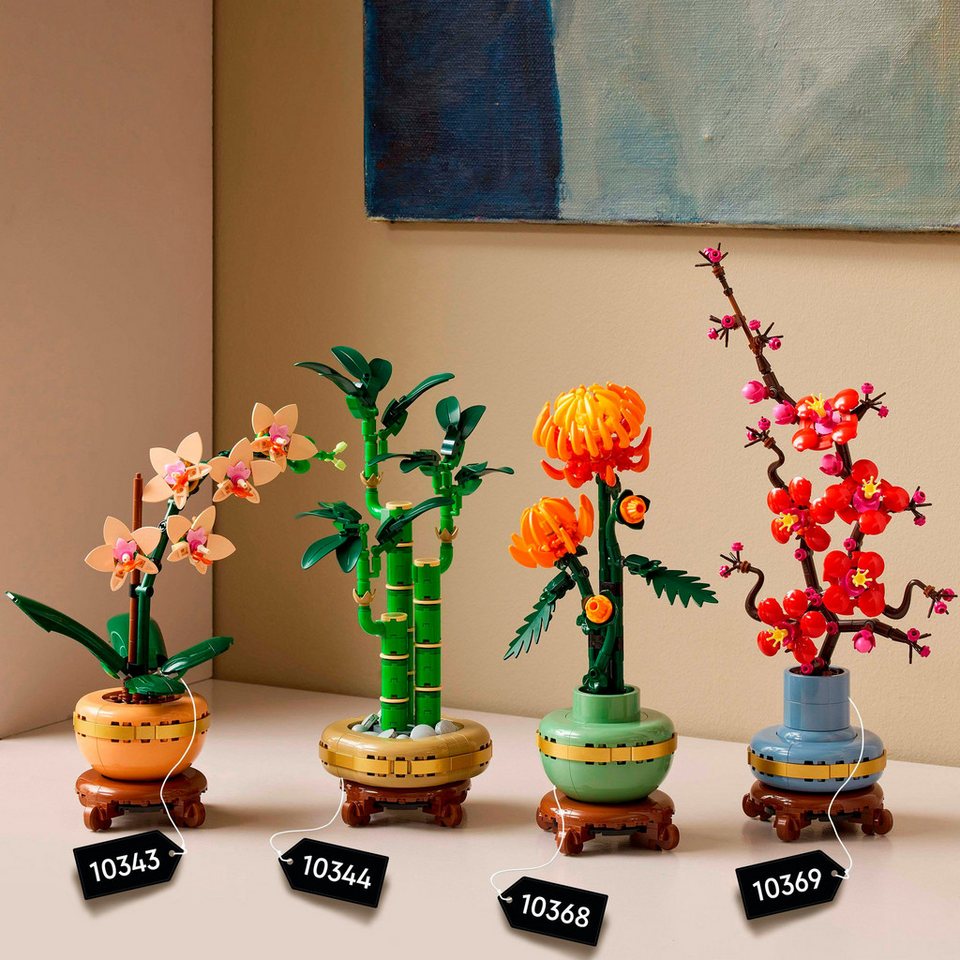 LEGO® Mini-Orchidee (10343), LEGO Botanicals Konstruktionsspielsteine, (274 St), Made in Europe