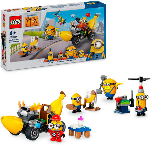 LEGO® Minions und das Bananen Auto (75580), LEGO Despicable Me Konstruktionsspielsteine, (136 St), Made in Europe