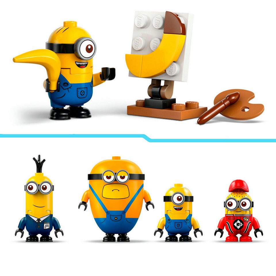 LEGO® Minions und das Bananen Auto (75580), LEGO Despicable Me Konstruktionsspielsteine, (136 St), Made in Europe
