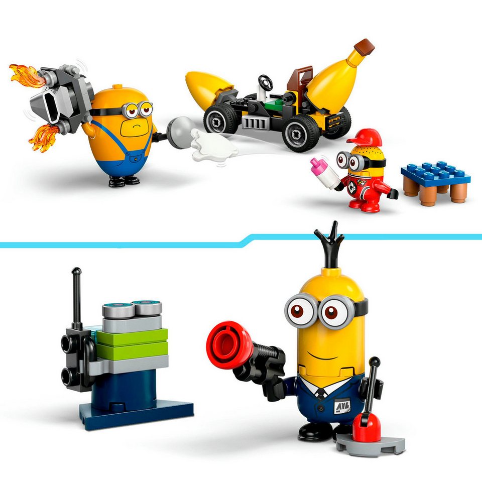 LEGO® Minions und das Bananen Auto (75580), LEGO Despicable Me Konstruktionsspielsteine, (136 St), Made in Europe