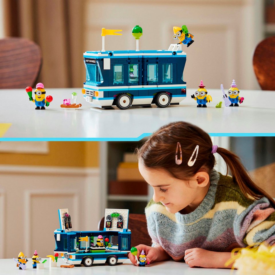 LEGO® Minions und der Party Bus (75581), LEGO Despicable Me Konstruktionsspielsteine, (379 St), Made in Europe