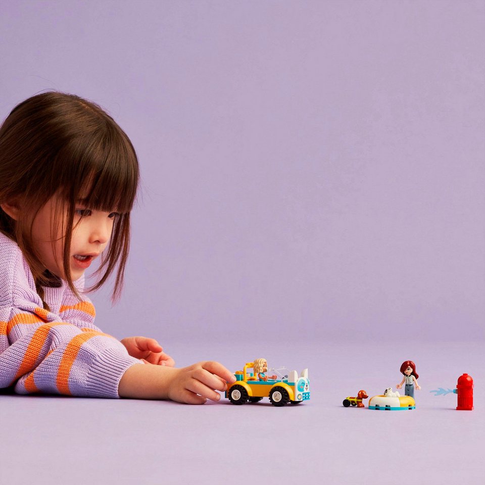 LEGO® Mobiler Hundesalon (42635), LEGO Friends Konstruktionsspielsteine, (60 St), Made in Europe
