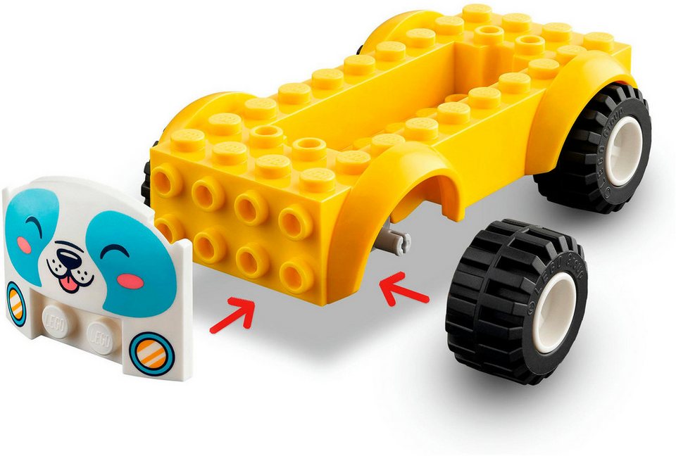 LEGO® Mobiler Hundesalon (42635), LEGO Friends Konstruktionsspielsteine, (60 St), Made in Europe