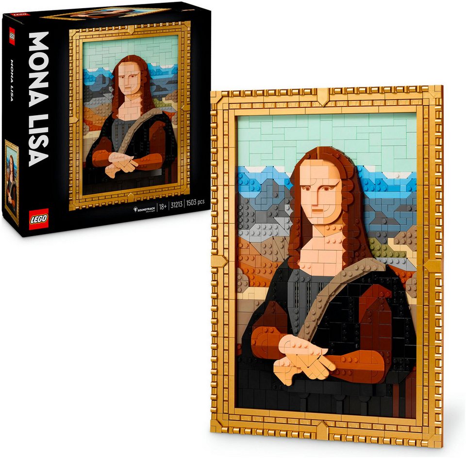 LEGO® Mona Lisa (31213), LEGO ART Konstruktionsspielsteine, (1503 St), Made in Europe