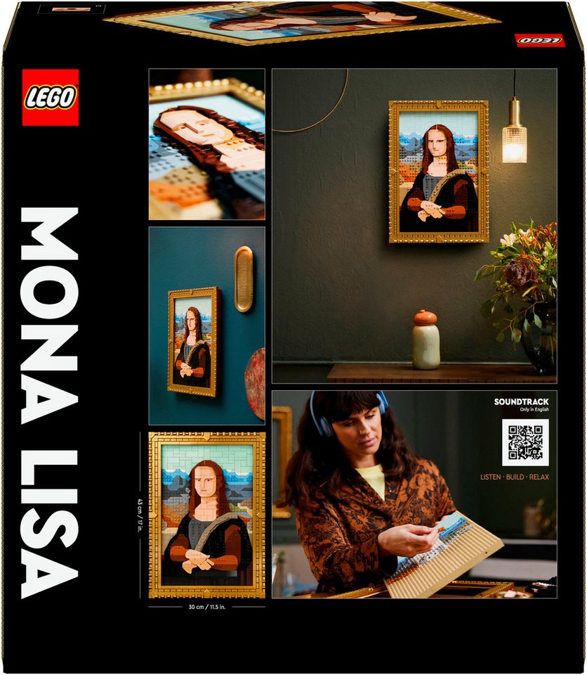 LEGO® Mona Lisa (31213), LEGO ART Konstruktionsspielsteine, (1503 St), Made in Europe