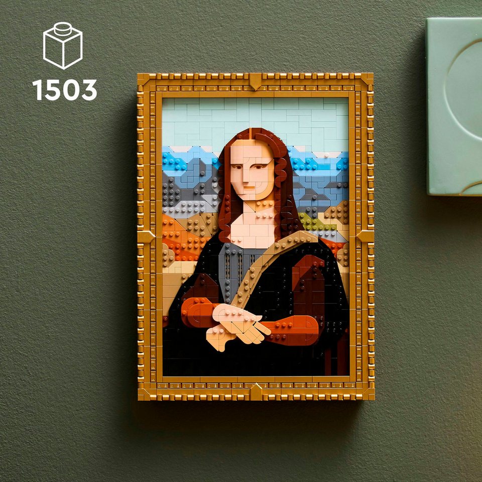 LEGO® Mona Lisa (31213), LEGO ART Konstruktionsspielsteine, (1503 St), Made in Europe