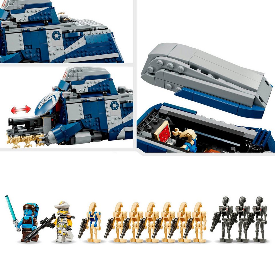 LEGO® MTT der Separatisten in der Schlacht von Felucia (75435) Konstruktionsspielsteine, (976 St), ; Made in Europe