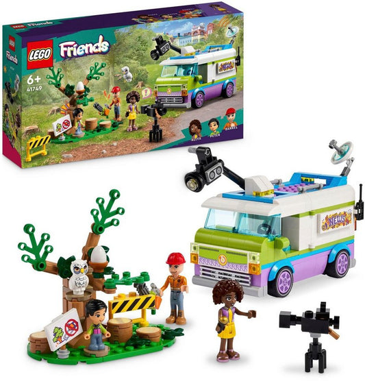 LEGO® Nachrichtenwagen (41749), LEGO® Friends Konstruktionsspielsteine, (446 St), Made in Europe