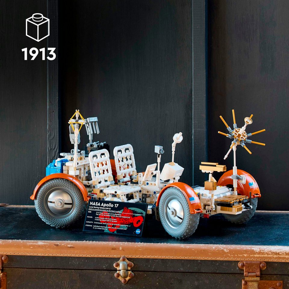 LEGO® NASA Apollo Lunar Roving Vehicle (LRV) (42182), LEGO Technic Konstruktionsspielsteine, (1913 St), Made in Europe