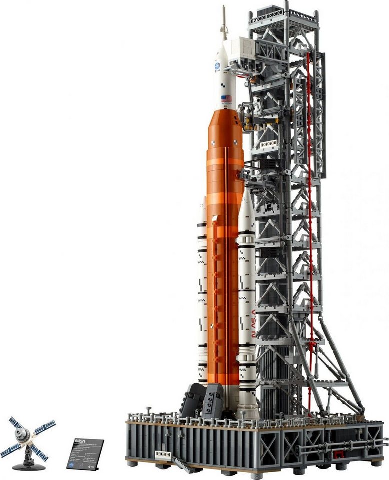 LEGO® NASA Artemis Startrampe (10341) inkl Ninjago - Mikro-City (40703) Spielbausteine, (3600 St)