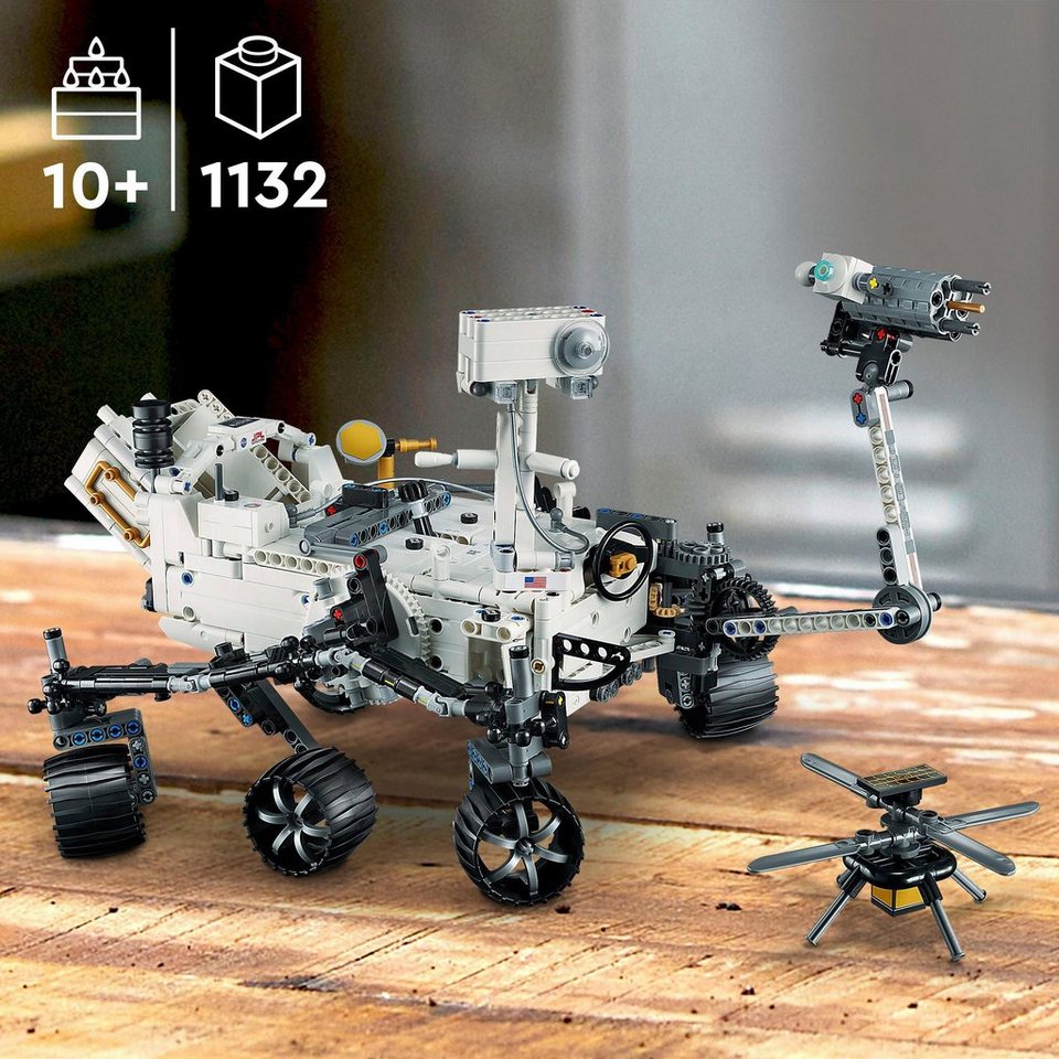 LEGO® NASA Mars Rover Perseverance (42158), LEGO® Technic Konstruktionsspielsteine, (1132 St), Made in Europe