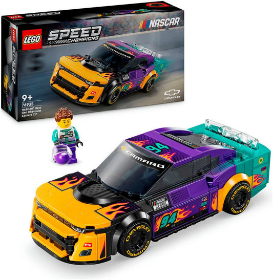 LEGO® NASCAR® Next Gen Chevrolet Camaro ZL1 (76935), LEGO Speed Champions Konstruktionsspielsteine, (328 St), Made in Europe