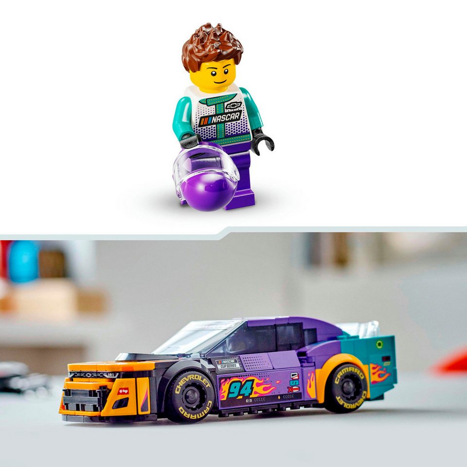 LEGO® NASCAR® Next Gen Chevrolet Camaro ZL1 (76935), LEGO Speed Champions Konstruktionsspielsteine, (328 St), Made in Europe