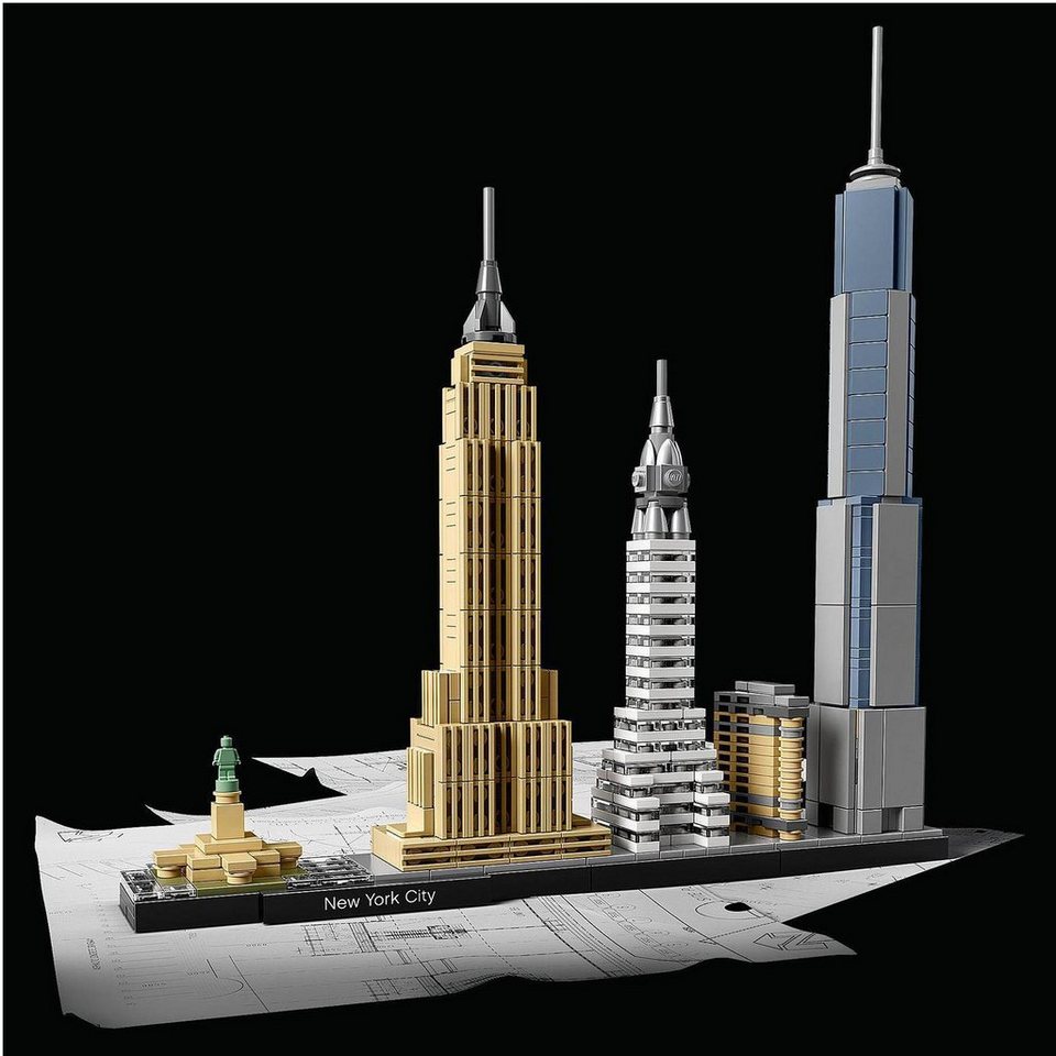 LEGO® New York City (21028), LEGO® Architecture Konstruktionsspielsteine, (598 St)