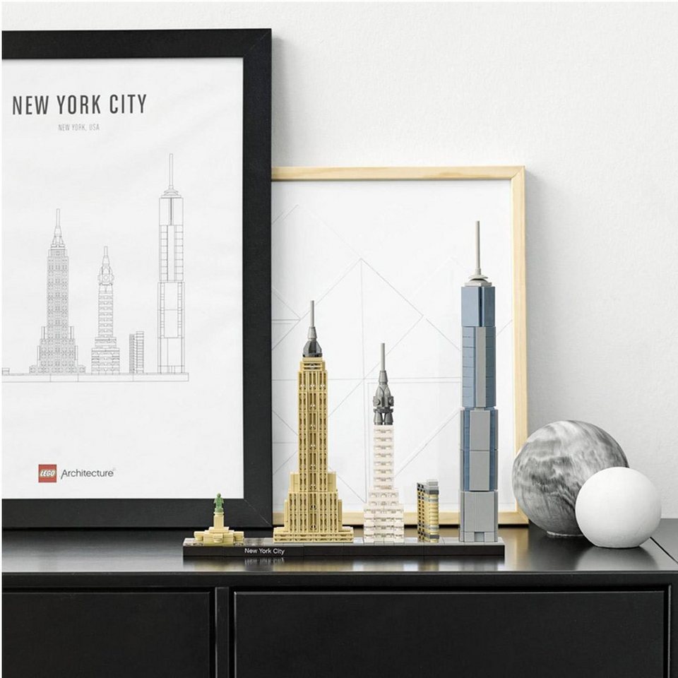 LEGO® New York City (21028), LEGO® Architecture Konstruktionsspielsteine, (598 St)