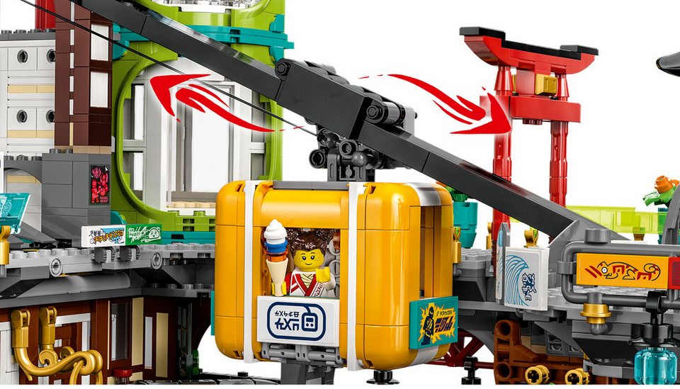 LEGO® Ninjago 71799 Die Märkte von NINJAGO® City Konstruktionsspielsteine