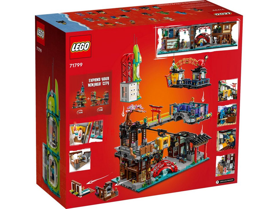LEGO® Ninjago 71799 Die Märkte von NINJAGO® City Konstruktionsspielsteine