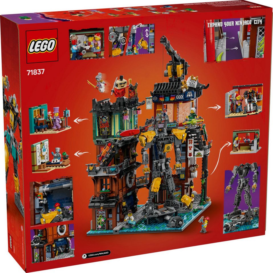 LEGO® Ninjago 71837 NINJAGO® City Werkstätten Konstruktionsspielsteine
