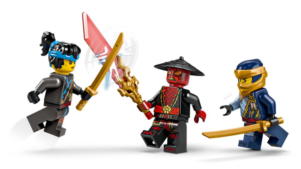LEGO® NINJAGO 71840 Action-Autorennen: Rogue vs. Drix Spielbausteine, (Set, 111 St., Set)
