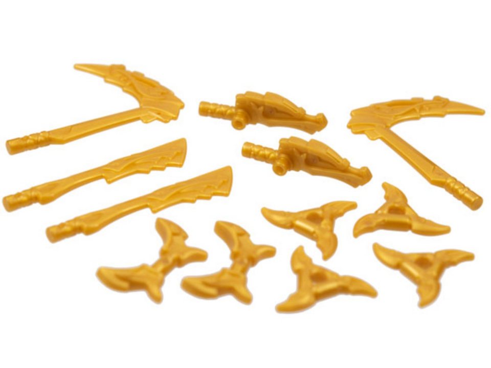 LEGO® Ninjago: Kai + 12 goldene Waffen Spielbausteine