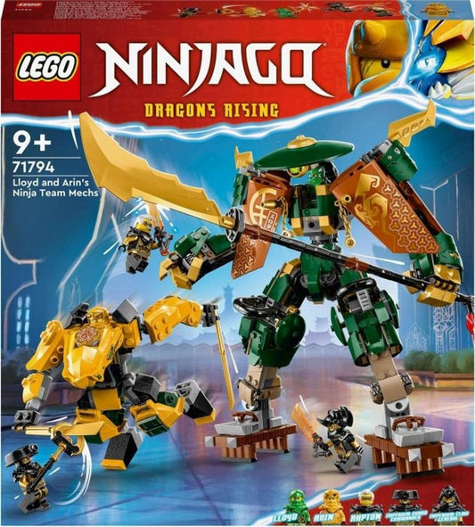 LEGO® NINJAGO® Lloyds und Arins Training-Mechs Konstruktionsspielsteine, (Lloyds und Arins Training-Mechs, Klemmbausteine), Made in Europe